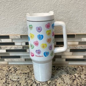 Conversation Candy Hearts Valentine’s Insulated 40 Oz. Tumbler (NEW)